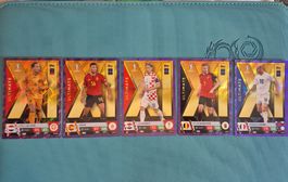 Cartes football TOPPS ULTIMATE lot 5 joueurs parallèles.