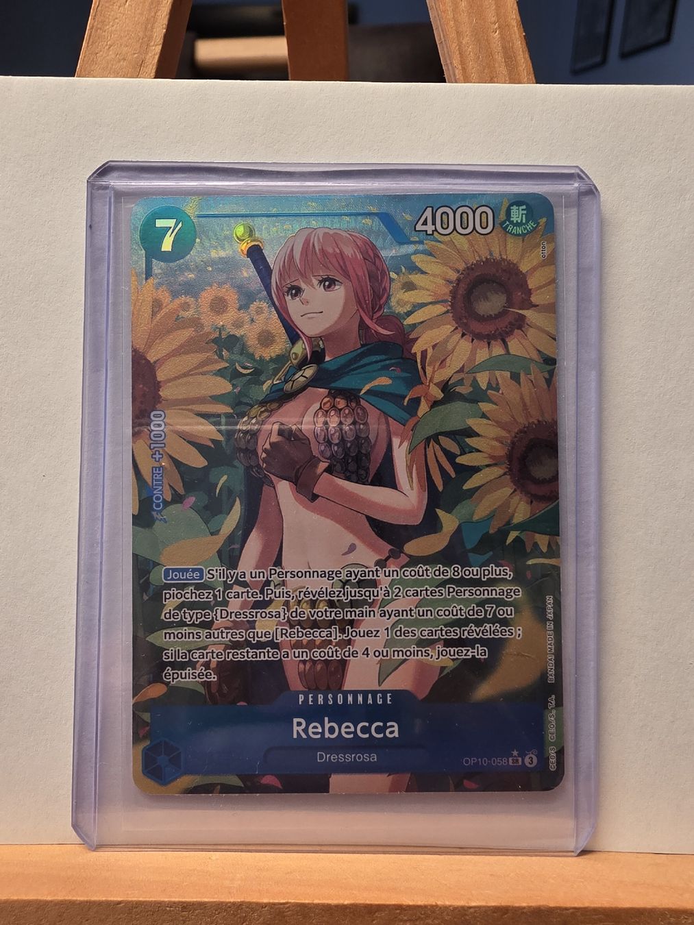 Bandai Carte collezionabili: Rebecca SR ALT OP-058 FR – Nuovo (secondo la descrizione) da Develier venduto da Luc_TCG_GAMES