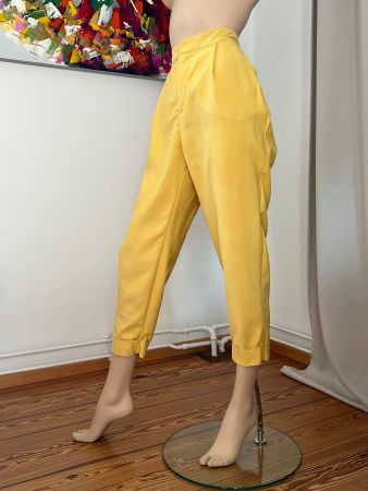 Zara  Sommerhose, gelb, Gr. M