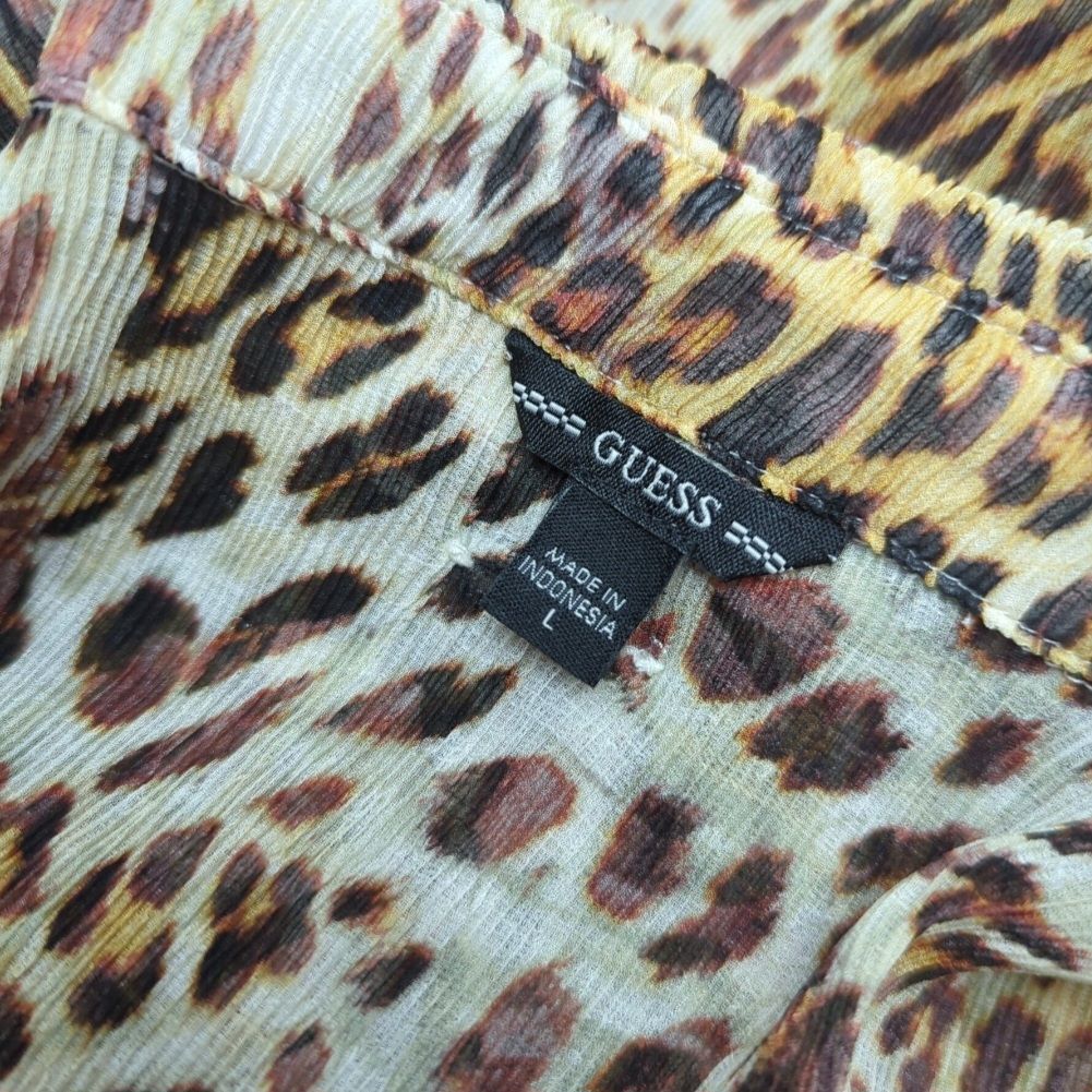 Guess Camicette: GUESS Leopard Bluse / Hemd – Leo-Print - Gr. L  – Nuovo (secondo la descrizione) da Le Locle venduto da sAm_2112 1