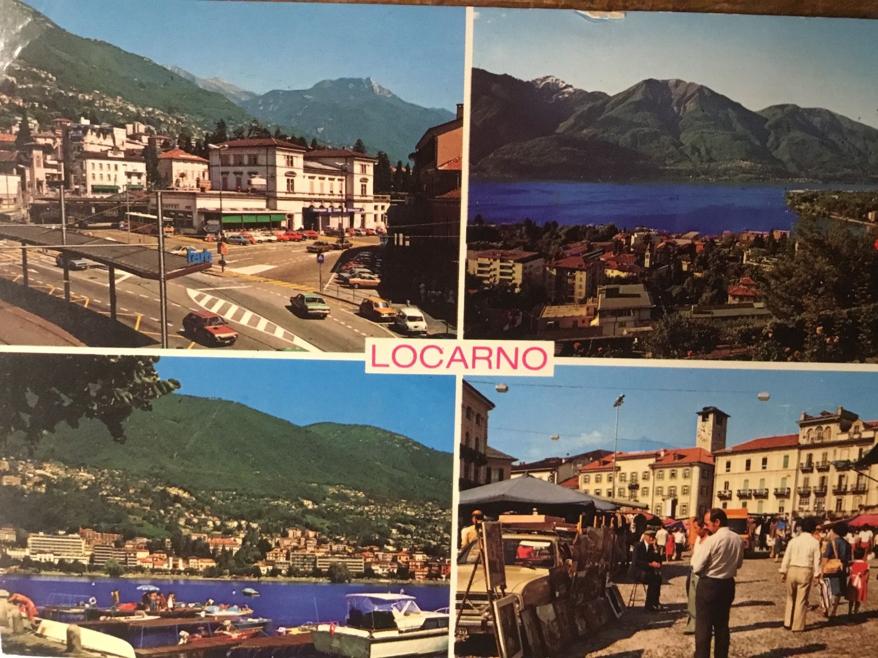 Cartoline postali: Alte Ansichtskarte Locarno, Tessin – Usato da Thierachern venduto da sweden08
