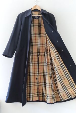 BURBERRY Mantel Trenchcoat Gehrock Novacheck Futter Gr.38