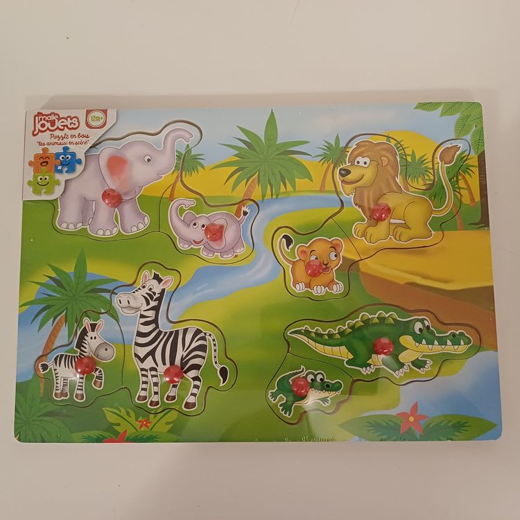 Baker Ross Kits Bricolage Bois Animaux Jungle Lot De 5 - Loisirs Créatifs Enfants