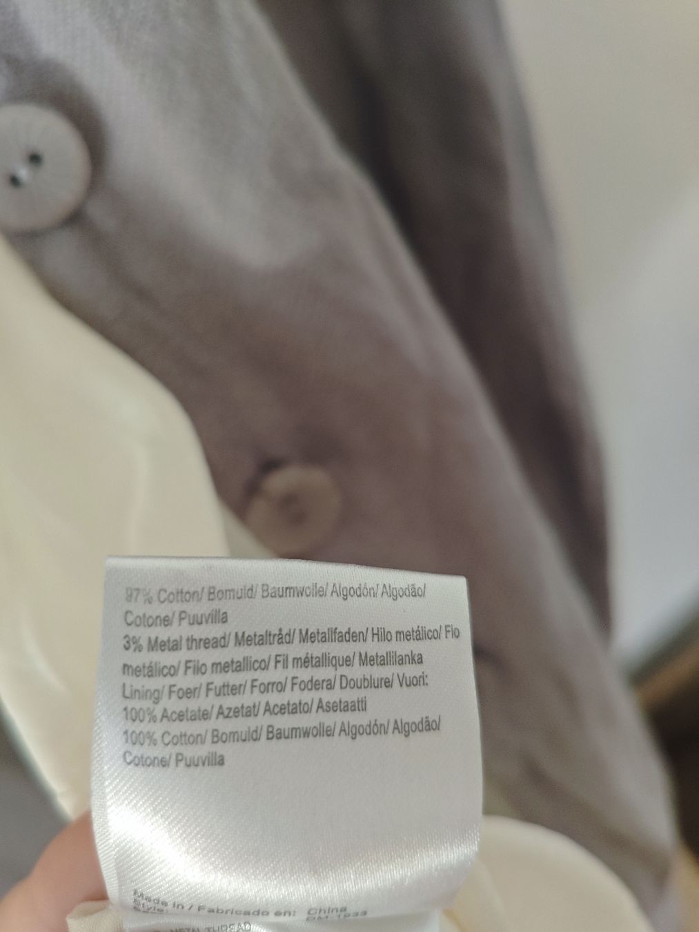 Mäntel: Manteau Noa Noa gris taille M cotton – Gebraucht aus Basel von aras7 3