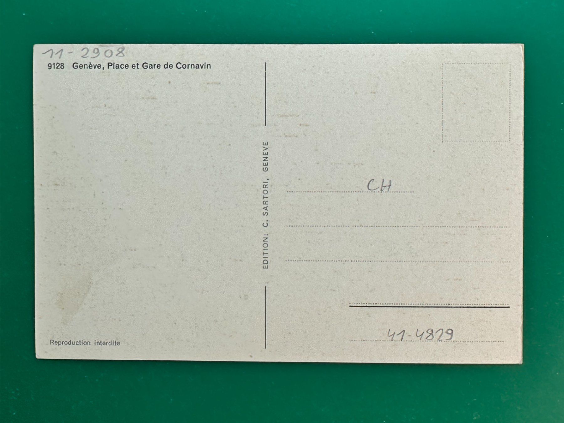 Cartoline postali: Genève - Genf - Place et gare de Cornavin - Oldtimer !!! – Usato da Steg VS venduto da _vinci_ 1
