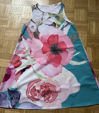 Florales Kleid A-Linie Gr.M