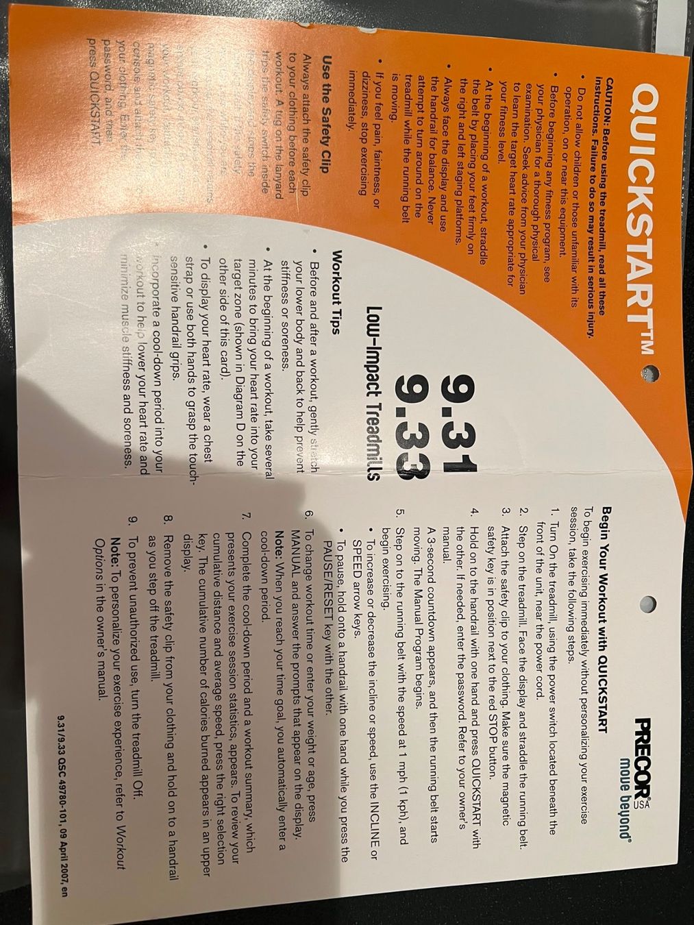 Hometrainer: laufband precor 9.33 neu – Nuovo (secondo la descrizione) da Winterthur venduto da ang_8pwm 6