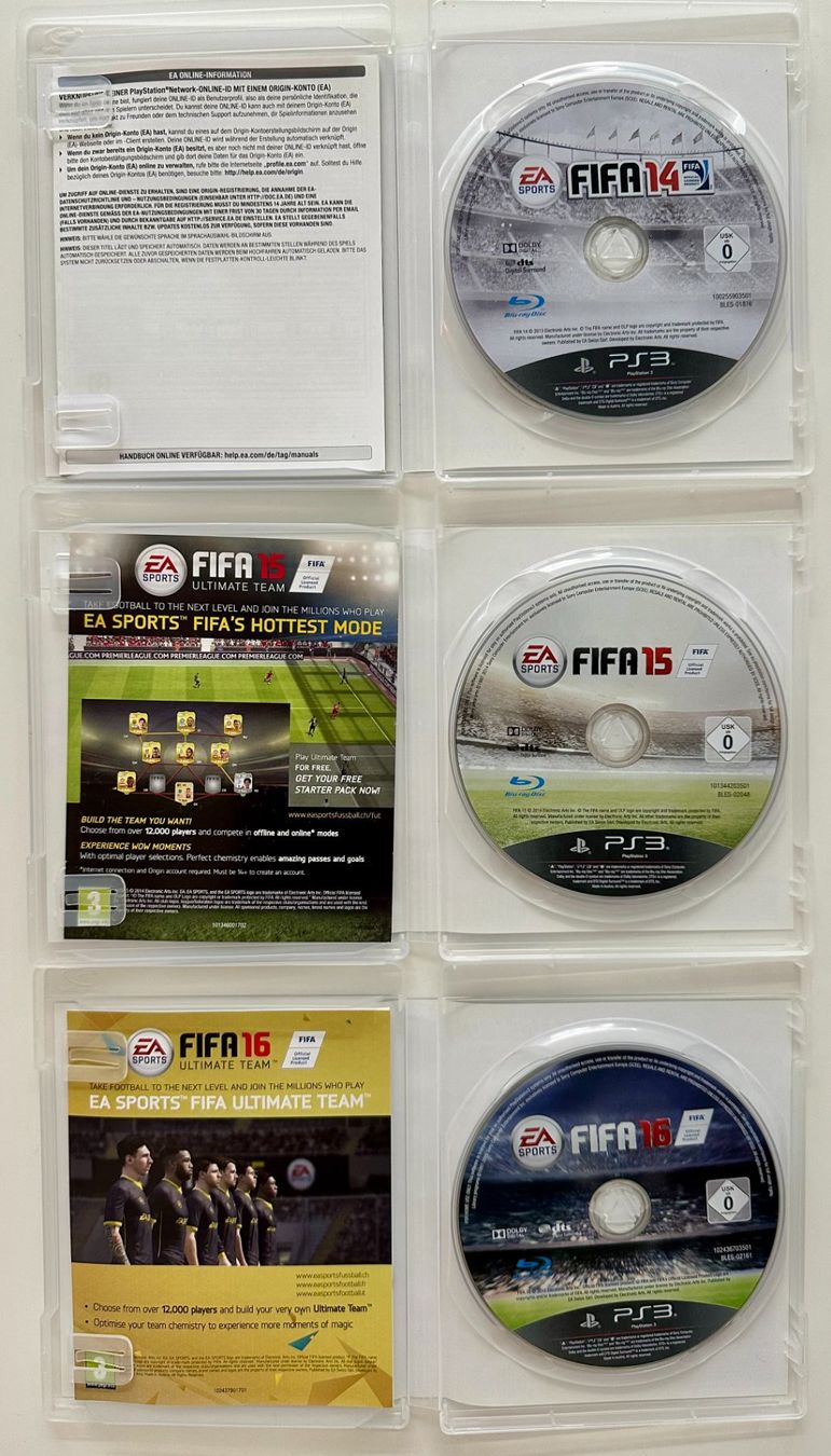 Sony Giochi: Fifa Collection 9-16, Sony Playstation 3, PS3 – Usato da Couvet venduto da nay_prh5 3