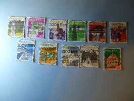 1973-1975 Landschaftsbilder ET Vollstempel 523-533
