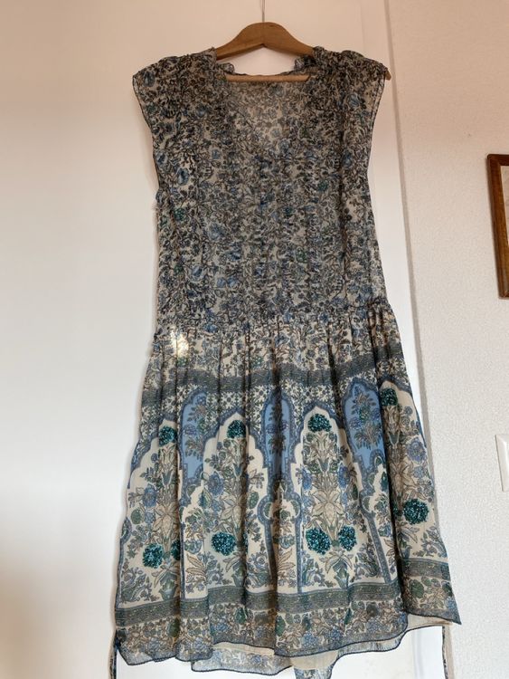 Robe Chemise Zadig & Voltaire Ryane Rayé - Taille M - 100% Coton - Comme Neuve