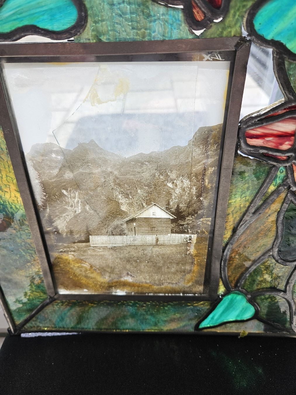 Foto & Immagini: Fensterbild Tiffany antik – Difettoso da Haslen GL venduto da Sandra40 1