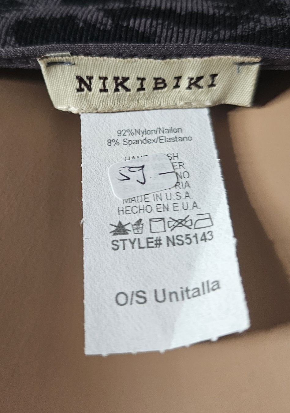 Tops: Neues Nikibiki Top, Onesize, Grau/Schwarz – Neu (gemäss Beschreibung) aus Basel von Allerlei-Basel 2