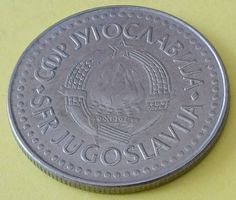 100 Dinara ДИНАРА Münze - JУГОСЛАВИJА Jugoslawien 1987