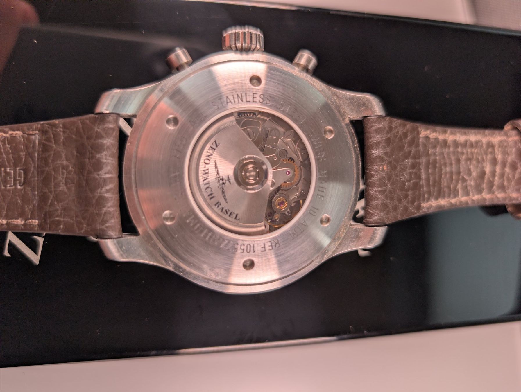 Zeno Uhren: Zeno Watch Basel Ref 10557 – Gebraucht aus Wynau von Zebrafurz 3