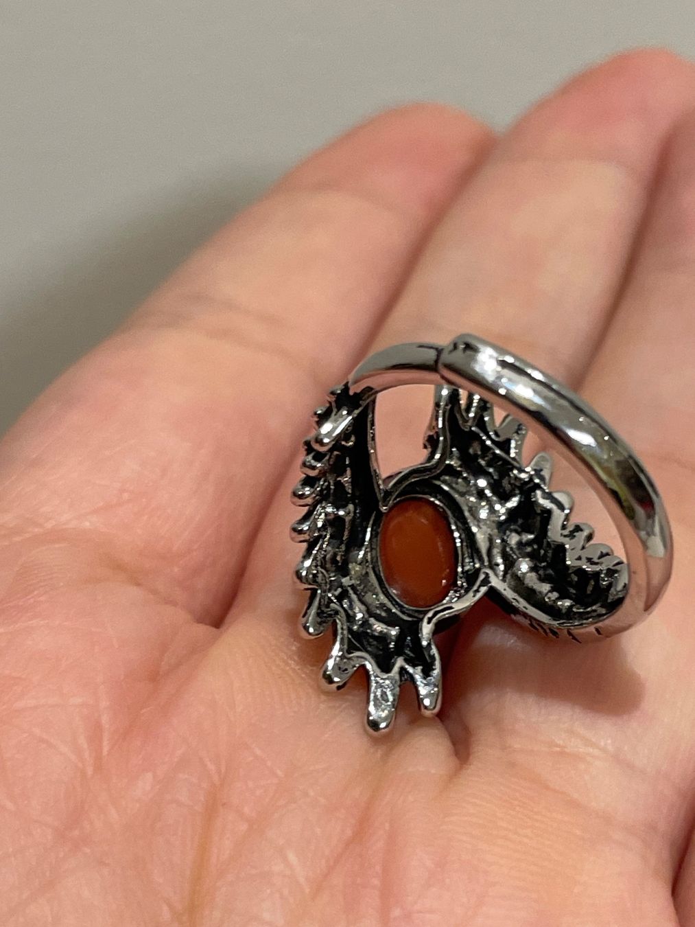 Bagues: Ring aus natürlichem rotem Achat – Neuf avec emballage d'origine à Schiers par sisikristall 2