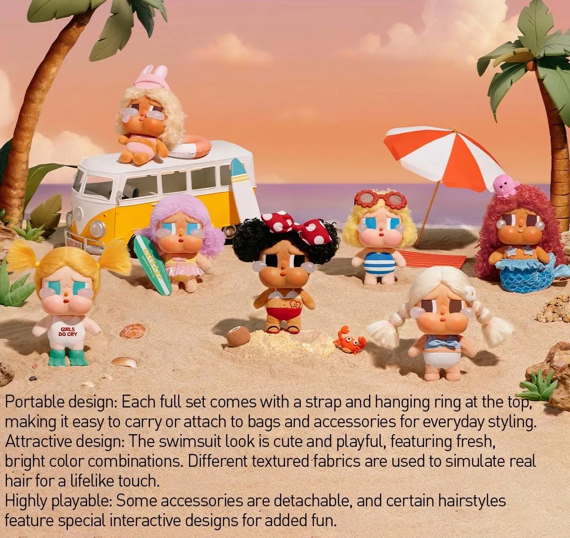 Pop Mart Statuette: POP MART CRYBABY Vacation Mode On Plush SUNBATHING – Nuovo e nell'imballaggio originale da Belmont-Lausanne venduto da HausPopCharm 4