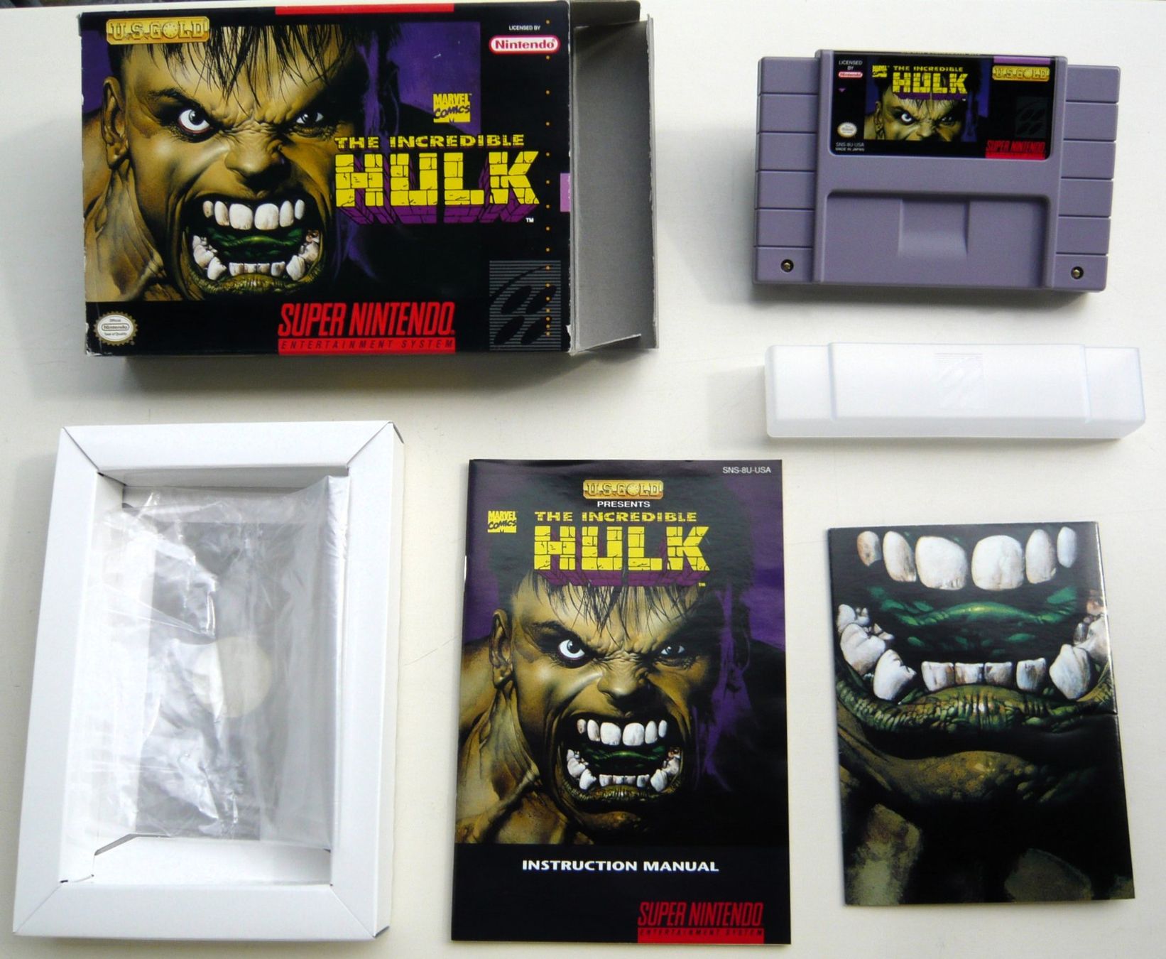 Nintendo Jeux: SNES: Incredible Hulk, CIB, Comme neuf ! – Neuf (Voir description) à Onex par Jaguar1986 1