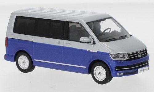 Volkswagen Modellini d'auto: VW T6 Multivan 2015-2019 blau met. / silber met.   1:43 – Nuovo e nell'imballaggio originale da Gerlafingen venduto da espero88 4