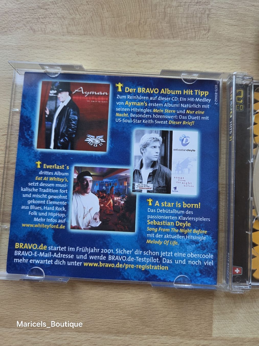 CD: BRAVO Hits 31 CD Compilation good condition – Usato da Winterthur venduto da Maricels_Boutique 3