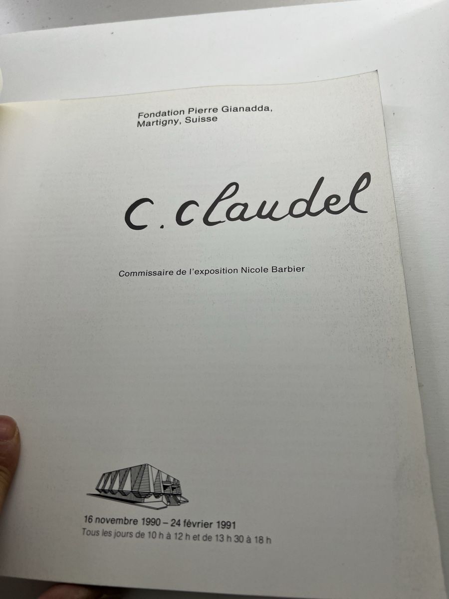 Libri: c. claudel - Fondation Pierre Gianadda – Usato da Wettingen venduto da NickInc 2
