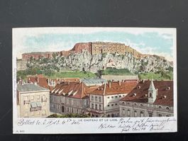 AK 1903 Belfort Chateau et le Lion   (G527)