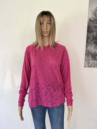 Stylish Pink Longsleeve Top Hoodie