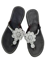 Handgemachte Leder-Sandalen - Weiss 39