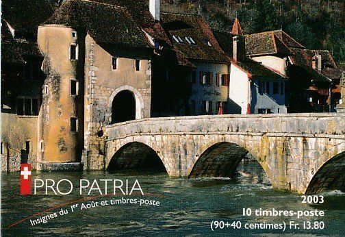 Tutti i francobolli: Markenheft Pro Patria 2003  ungestempelt – Usato da Neuchâtel venduto da karlpierrino