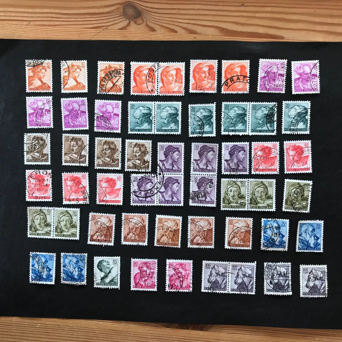 Alle Briefmarken: ITALIEN: 1956 - 1961 , kleine Sammlung gest. – Gebraucht aus Uitikon Waldegg von Gooddeal05 3