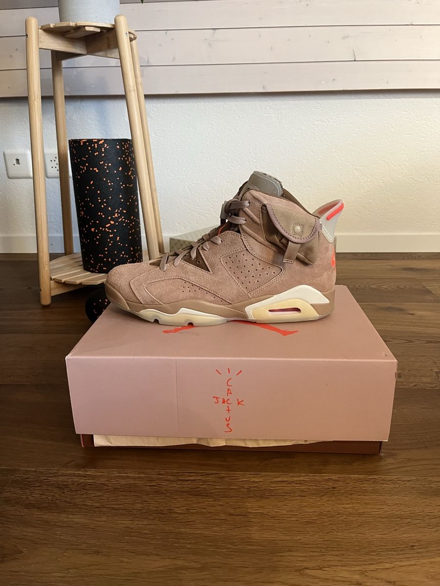 Jordan Scarpe da uomo: JORDAN 6 Retro Travis Scott British Khaki – Nuovo (secondo la descrizione) da Andelfingen venduto da Riggi_007
