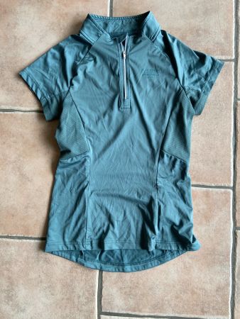 Felix Bühler,  ZIP Reitfunktionsshirt Grün, XS