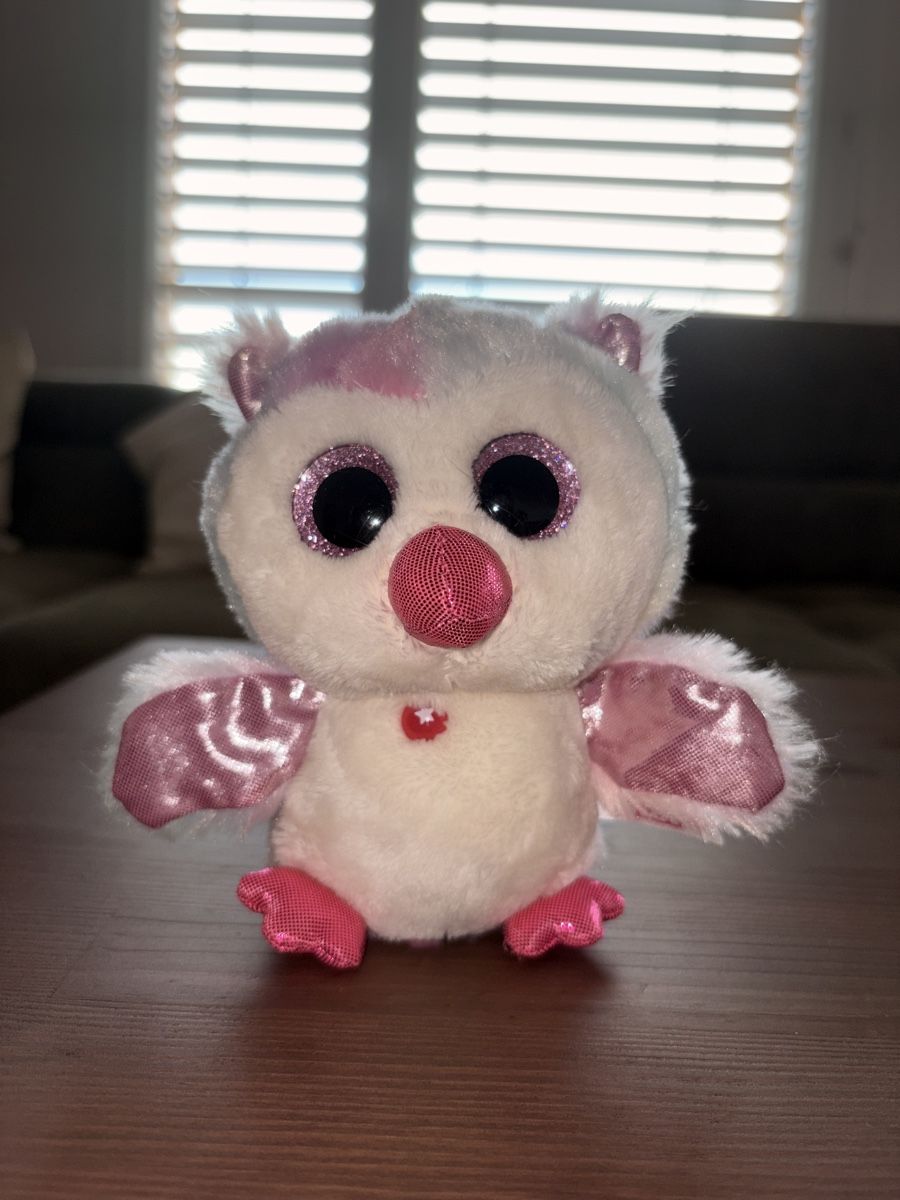 Nici Jouets: Plüschtier Eule pink glitzernde Flügel  – Neuf avec emballage d'origine à Wünnewil par Rohr_Lina