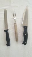 3er-Set Küchenmesser, INOX, rostfreier Stahl