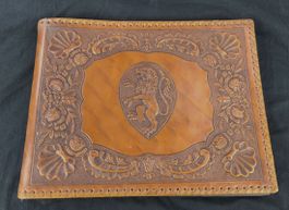 Vintage Fotoalbum Leder 1910