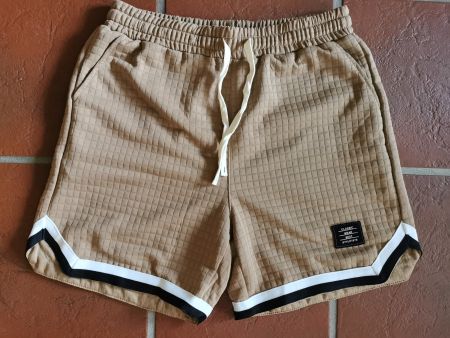 Kurze Hose / Shorts Gr. L in beige / braun