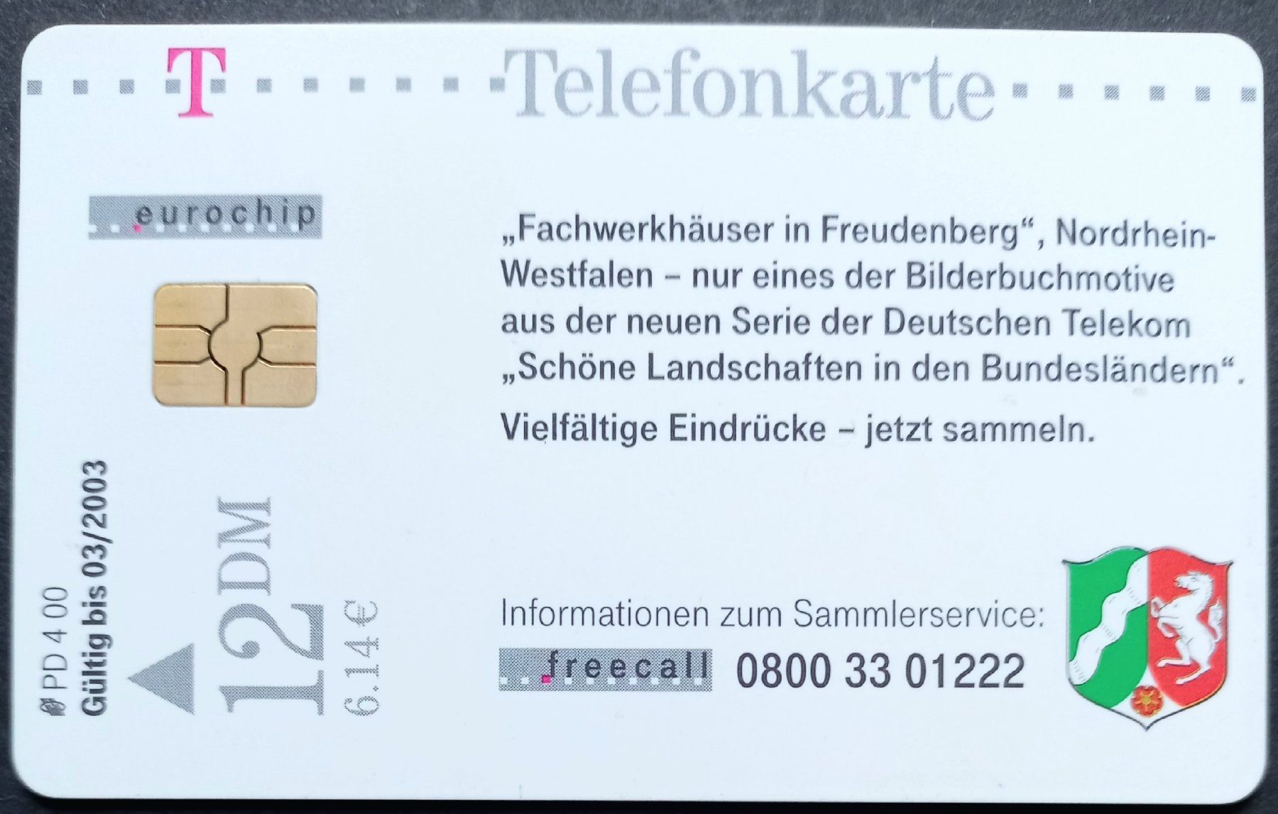 Telefon- & Taxkarten: Taxcard - Freudenberg - D – Gebraucht aus Niederuzwil von lubimaja 1