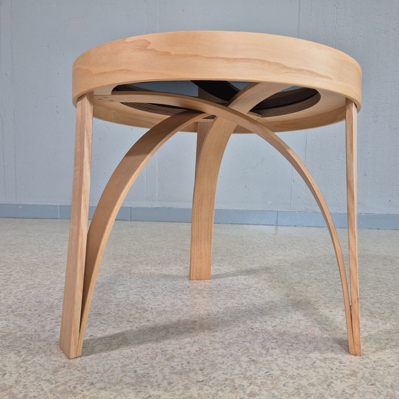 Tische: Coffee Table, Salontisch Beistelltisch mit Glasplatte – Gebraucht aus Nottwil von Wondewa-Shop 1