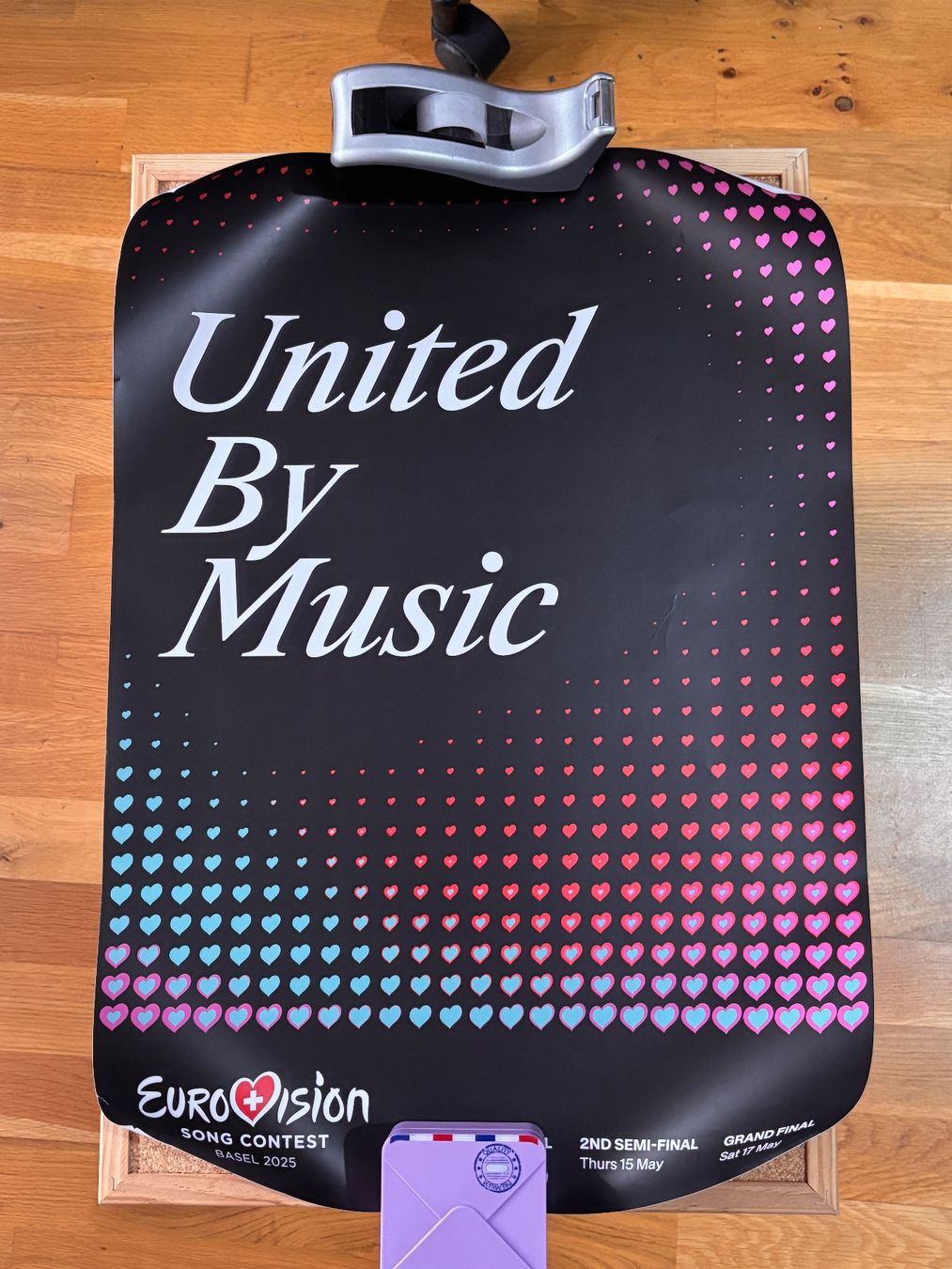 Poster & Bilder: Poster Eurovision Basel 2025 – Gebraucht aus Binningen von samorga21