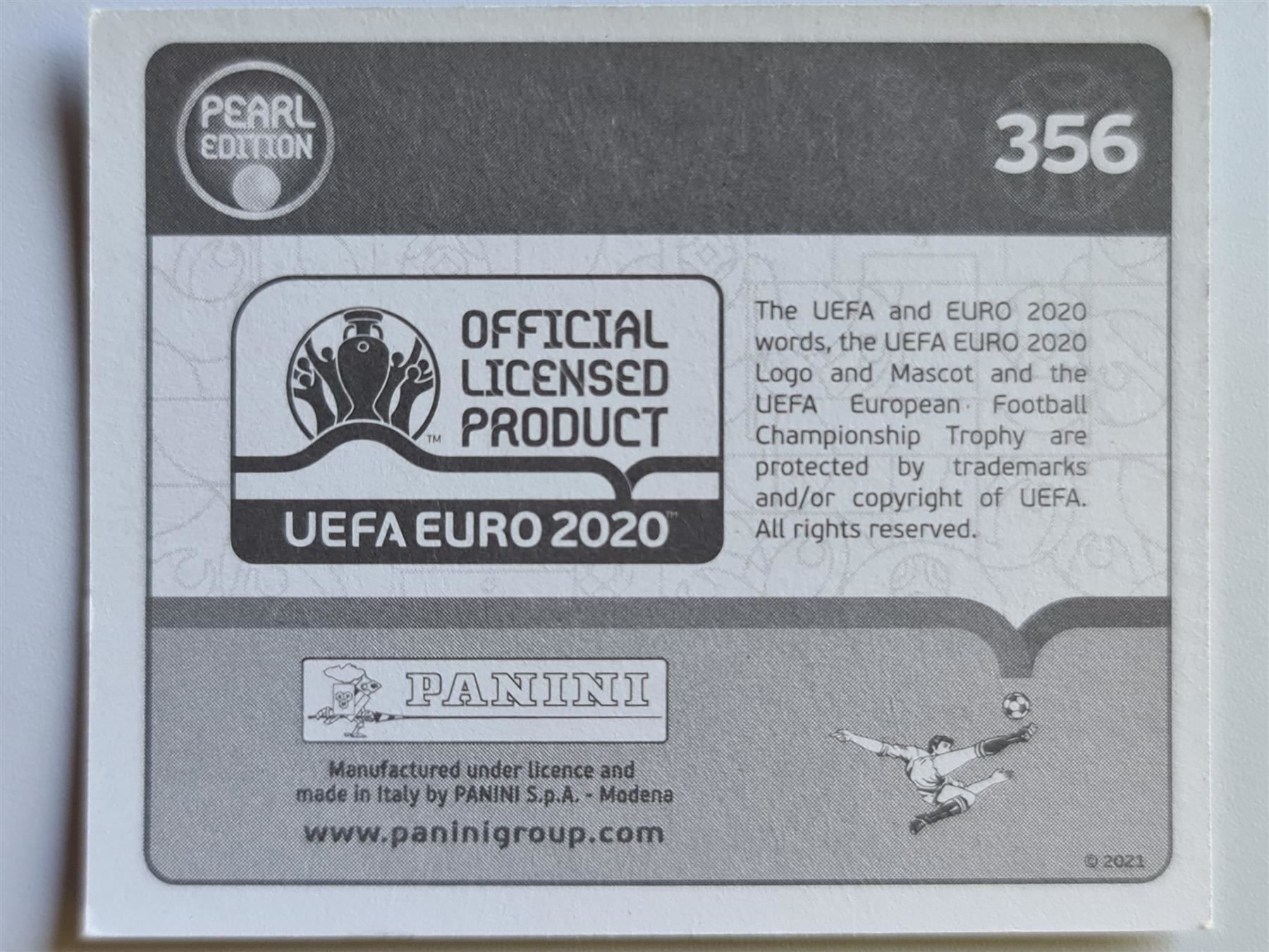 Panini Carte collezionabili: Panini EURO 2020 pearl edition 356 – Nuovo (secondo la descrizione) da Dintikon venduto da Prime-shop 1