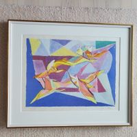Jacques Villon, alias Gaston Duchamp, Farb-Litho,  handsig.