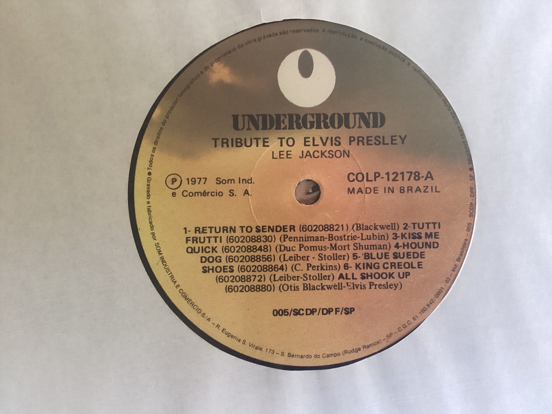 Dischi in vinile: Lee Jackson LP - Tribute To Elvis – Usato da Gutenswil venduto da Hamzian 1