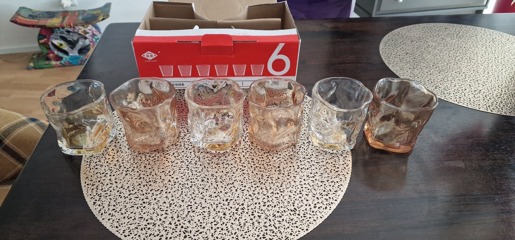 Bicchieri: Trinkgläser in organischer Form 6er-Set – Nuovo e nell'imballaggio originale da Niederwangen BE venduto da tim_8hyw