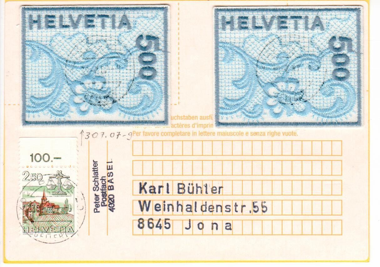 Tous les timbres: Paketfrankatur – D'occasion à Wolhusen par Curver9