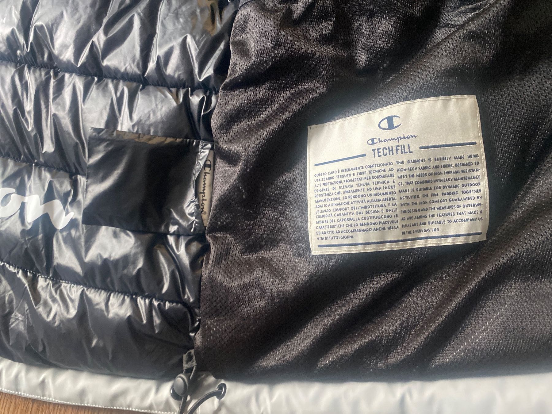 Champion Jacken: •CHAMPION• WINTERJACKE/JACKE Gr.M MEN Hellgrau – Gebraucht aus Frauenfeld von Boldi46 5