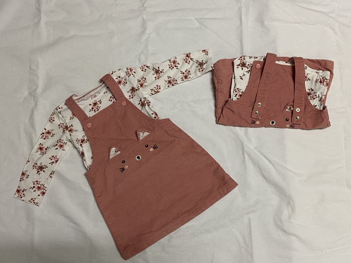 Lotti & Set di vestiti: Röckli mit Langarmshirt im Doppelpack in Grösse 92 – Nuovo (secondo la descrizione) da Sissach venduto da SV-650
