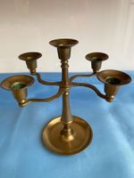 Messing Kerzenleuchter Kerzenständer Art Deco Italien