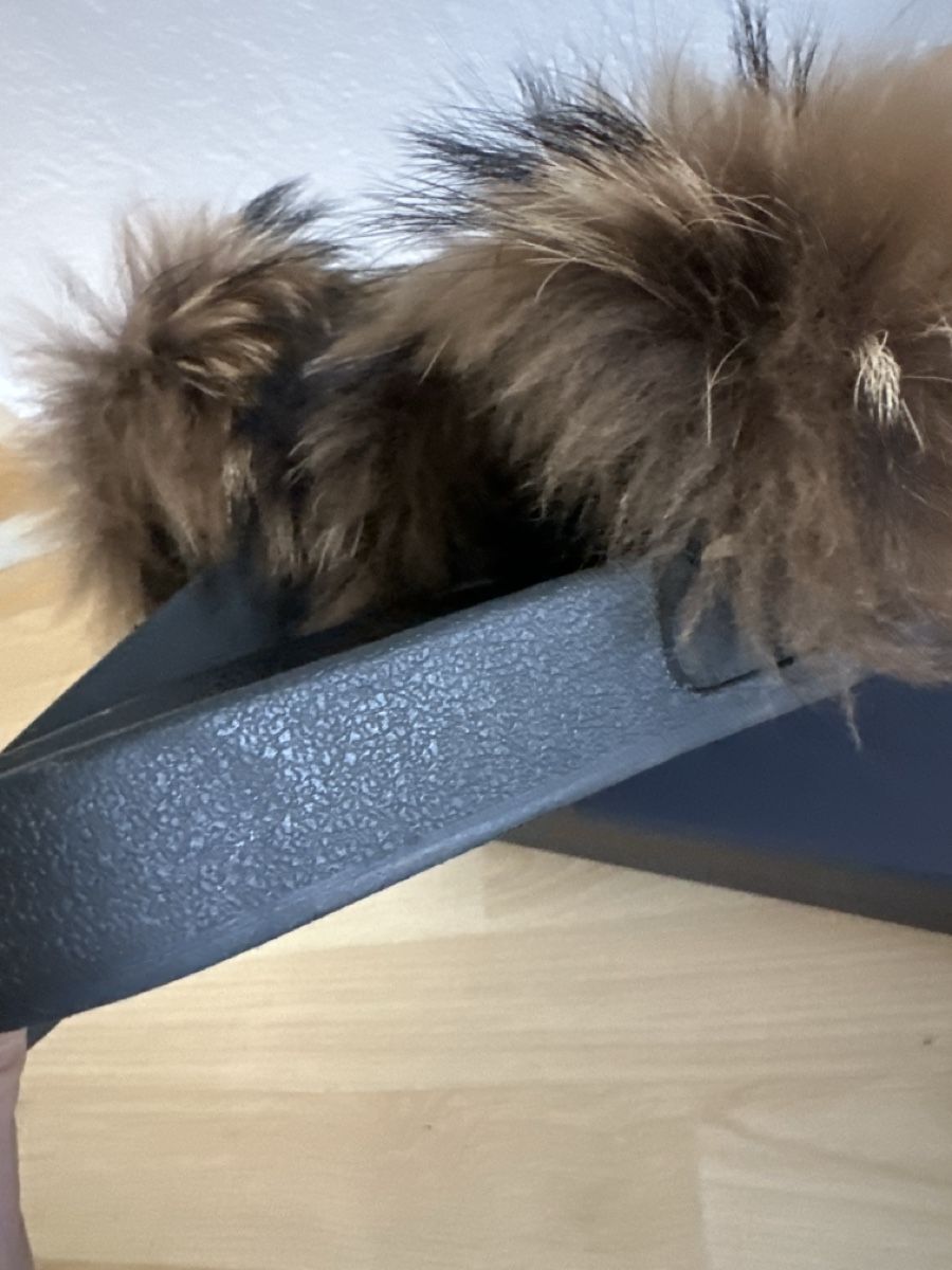 Scarpe da donna: Pantoletten mit Echtfell in Braun – Usato da Birsfelden venduto da kri_95p8 3