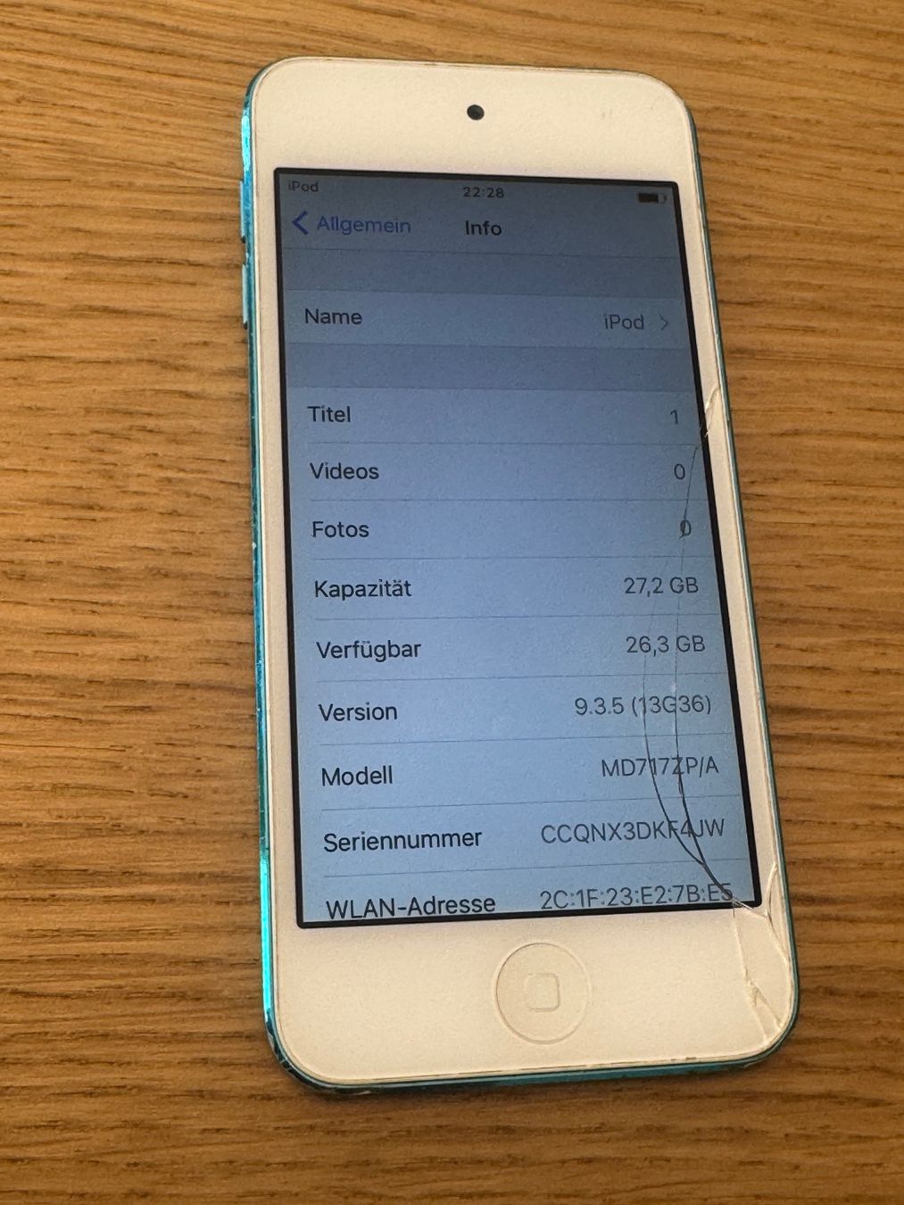 Apple Lettore multimediale portatile: iPod Touch 5th gen – Usato da Zollikofen venduto da lagavulin03 2