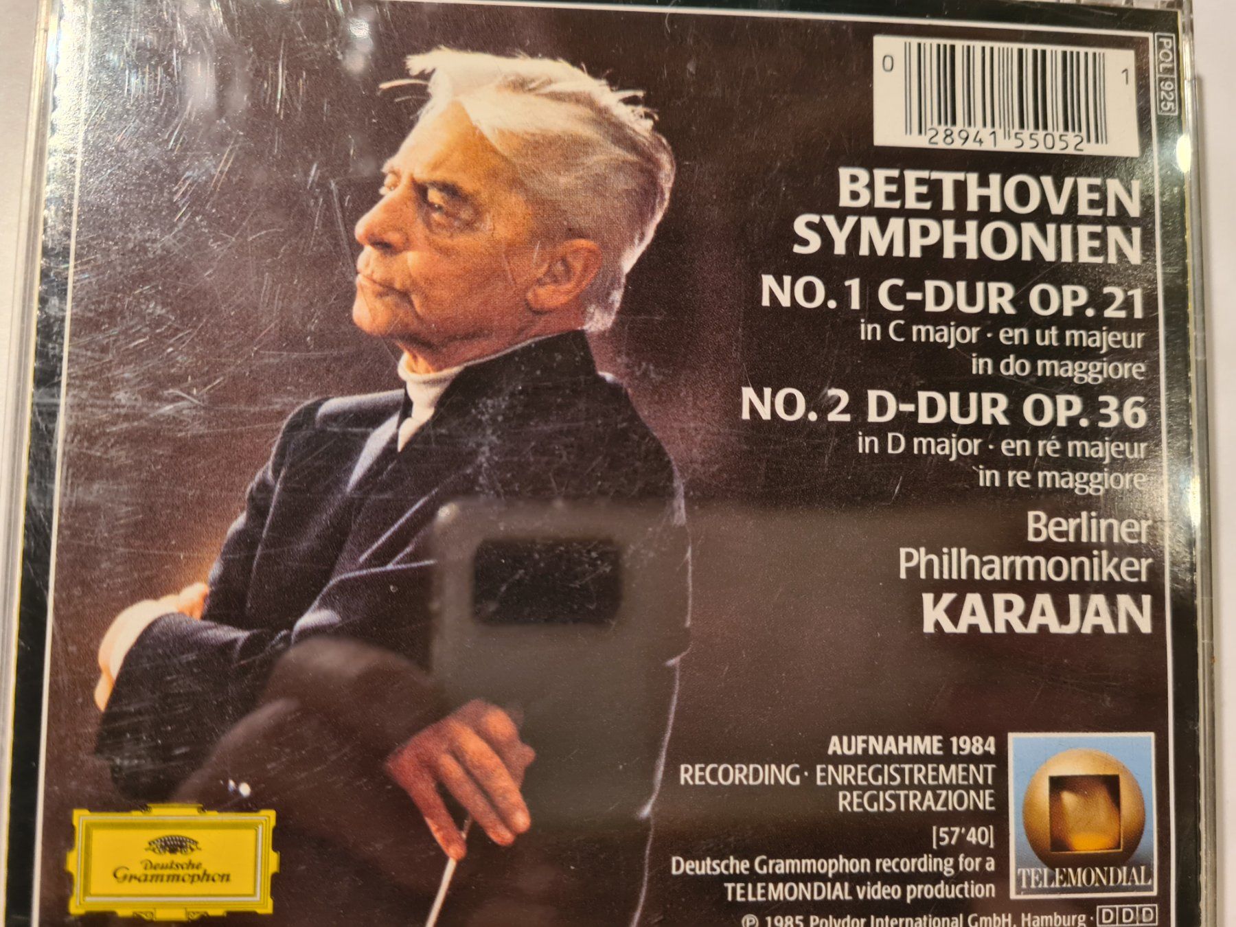 CDs: Herbert Von Karajan-Beethoven Symphonies 1&2 – Gebraucht aus Nyon von gss_7jsq 1