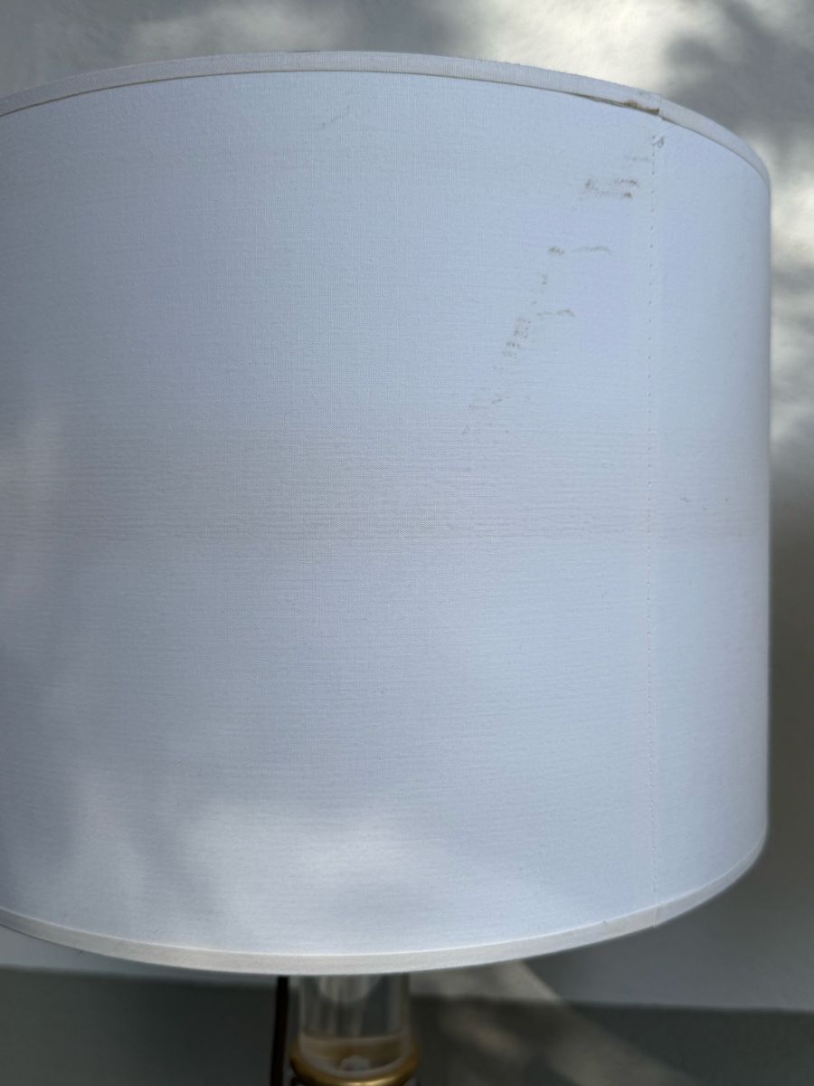 Lampade: 2 Stehlampen Acrylglas / Messing Vintage – Usato da Konolfingen venduto da petzipetz 7